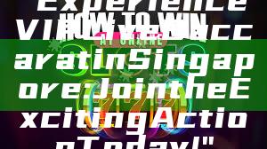 "Experience VIP Live Baccarat in Singapore: Join the Exciting Action Today!"