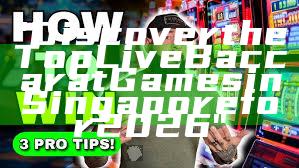 "Discover the Top Live Baccarat Games in Singapore for 2026"