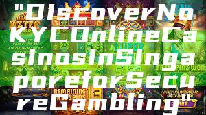 "Discover No KYC Online Casinos in Singapore for Secure Gambling"